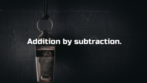 Addition by Subtraction